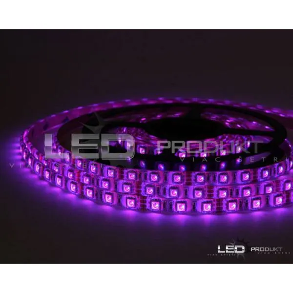 LEDprodukt 5m LED pásik RGB SMD5050 14,4W/m 60LED/m IP65 12V
