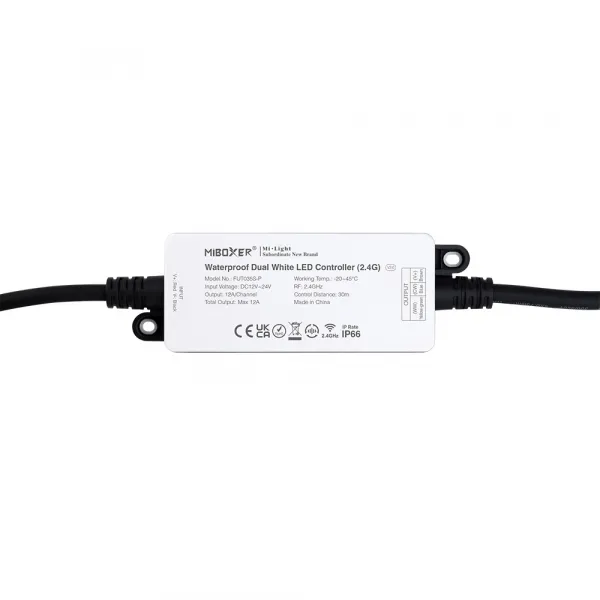 LEDprodukt LED prijímač Dual White vodeodolný IP66 - 2,4GHz (FUT035S-P)