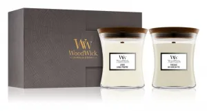 WoodWick Darčekový set 2ks sviečok 275g Fireside & Linen