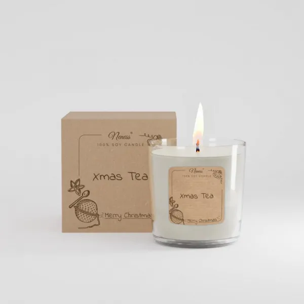 Neness Xmas Tea Candle 100% sójová sviečka s vôňou vianočného čaju 180g