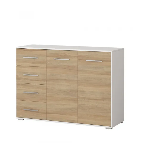 Komoda FRIDA 01 2D4S Farba korpusu: Dub, Farba dverí: Dub