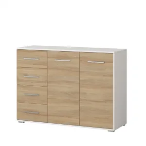 Komoda FRIDA 01 2D4S Farba korpusu: Dub, Farba dverí: Dub