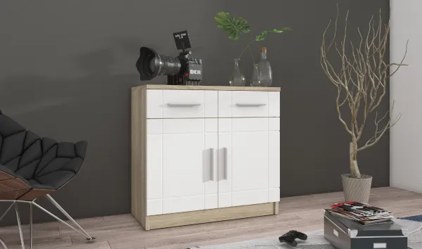 Komoda PARIS 2F2S Farba: dub sonoma