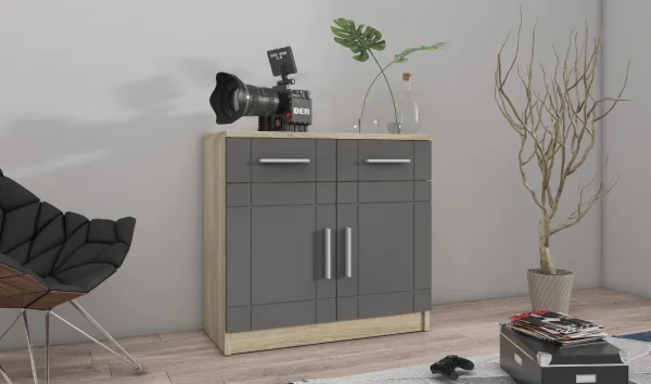 Komoda PARIS 2F2S Farba: dub sonoma