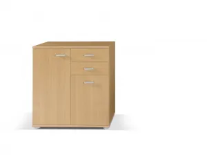 Komoda MIKE 2 2T 2S Farba: Biela