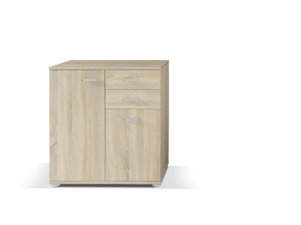 Komoda MIKE 2 2T 2S Farba: Biela