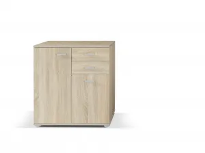Komoda MIKE 2 2T 2S Farba: Biela