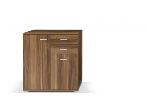 Komoda MIKE 2 2T 2S Farba: Biela