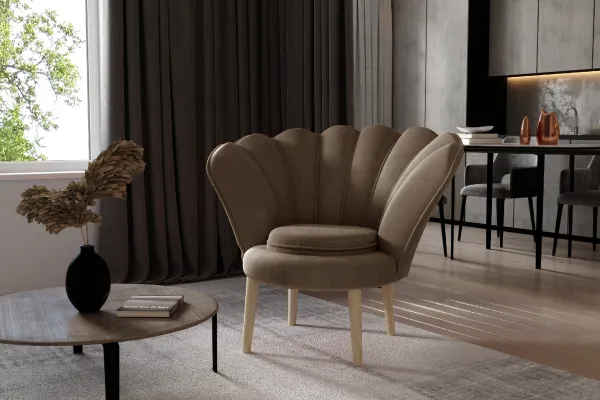 ArtElta Kreslo VIVIEN Farba VIVIEN: Mat Velvet 68