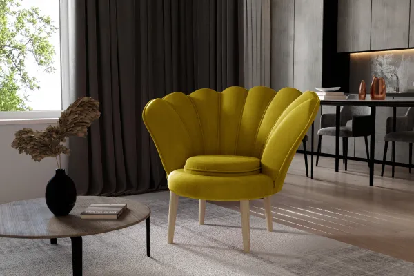ArtElta Kreslo VIVIEN Farba VIVIEN: Mat Velvet 68