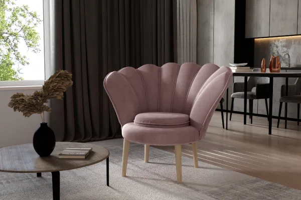 ArtElta Kreslo VIVIEN Farba VIVIEN: Mat Velvet 68