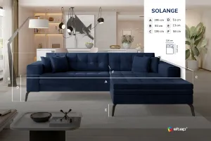 Rohová sedacia súprava Solange Látka: Dora 21