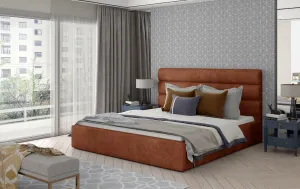 Posteľ Caramel Látka: Dora 96, Rozmer: 200 x 200