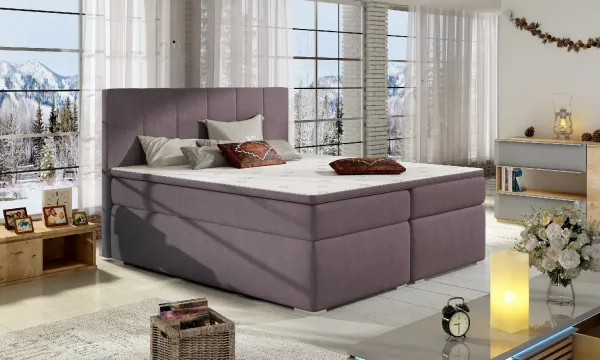 Boxspring Bolero Látka: Soft 33, Rozmer: 140 x 200