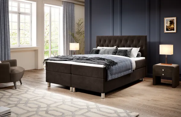 Boxspring Calipso Látka: Monolith 09, Rozmer: 180 x 200