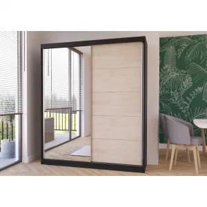 Šatníková skriňa Silk Farba korpusu: Grafit