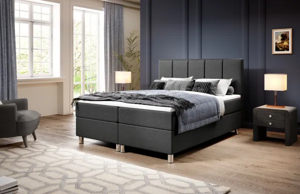 Boxspring Calipso IV Látka: Monolith 48, Rozmer: 180 x 200