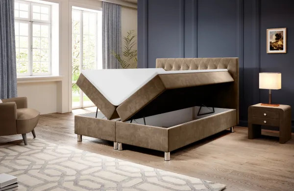 Boxspring Calipso Látka: Monolith 29, Rozmer: 180 x 200