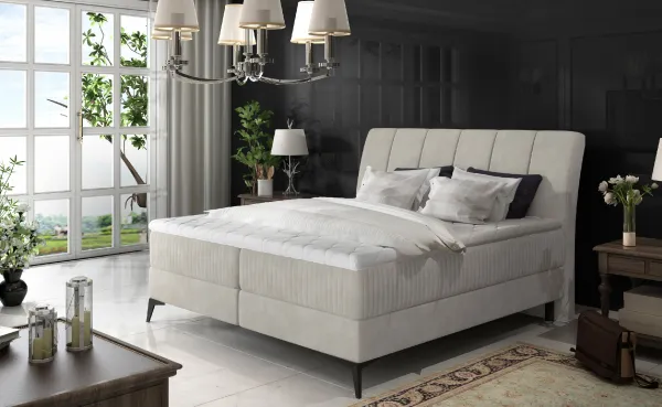 Boxspring Aderito Látka: Monolith 77, Rozmer: 160 x 200