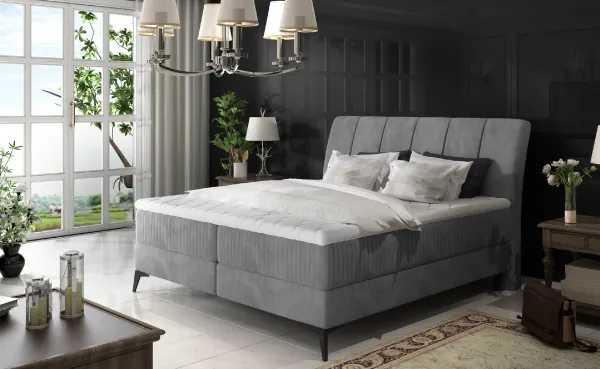 Boxspring Aderito Látka: Monolith 77, Rozmer: 160 x 200