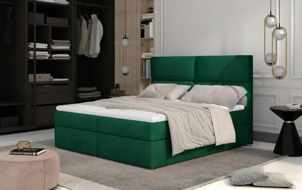 Boxspring Amber Látka: Soft 11, Rozmer: 140 x 200