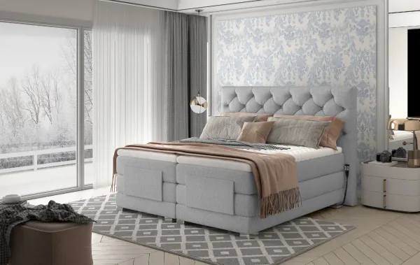 Boxspring Clover Látka: Kronos 19, Rozmer: 140 x 200