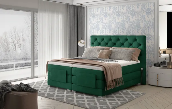 Boxspring Clover Látka: Dora 63, Rozmer: 140 x 200