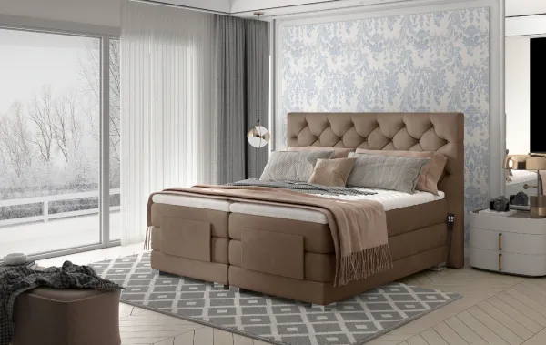Boxspring Clover Látka: Kronos 19, Rozmer: 140 x 200