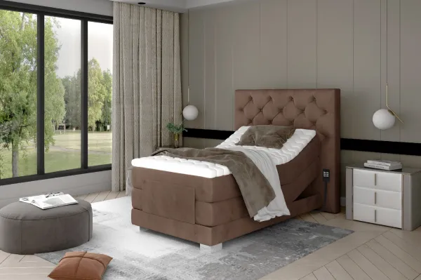Boxspring Clover 90 x 200 Látka: Dora 21