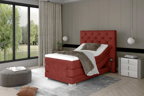 Boxspring Clover 90 x 200 Látka: Dora 21