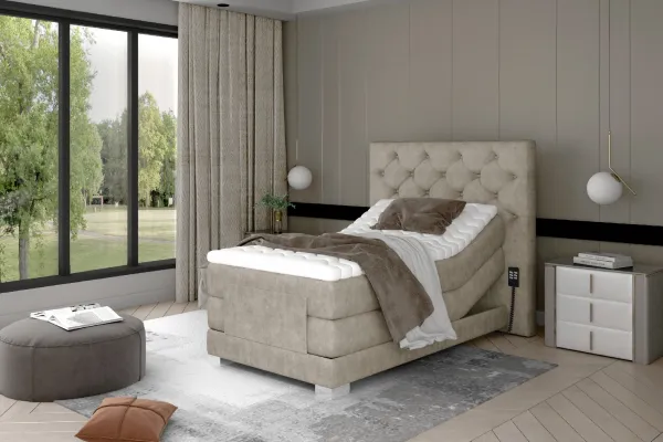 Boxspring Clover 90 x 200 Látka: Kronos 19