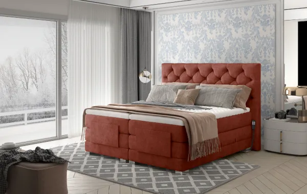 Boxspring Clover Látka: Kronos 19, Rozmer: 140 x 200
