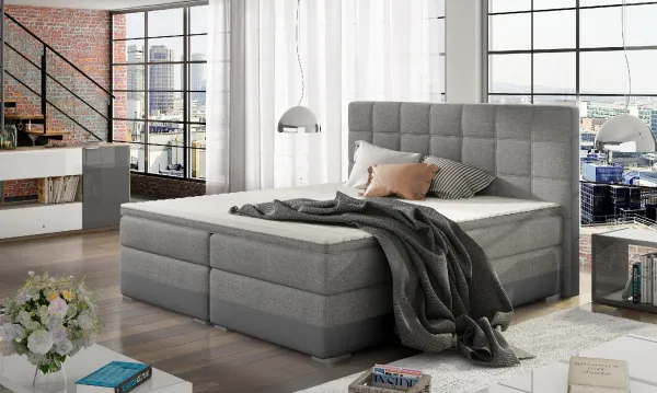 Boxspring Damaso Látka: Rivera 59/ Rivera 100, Rozmer: 140 x 200