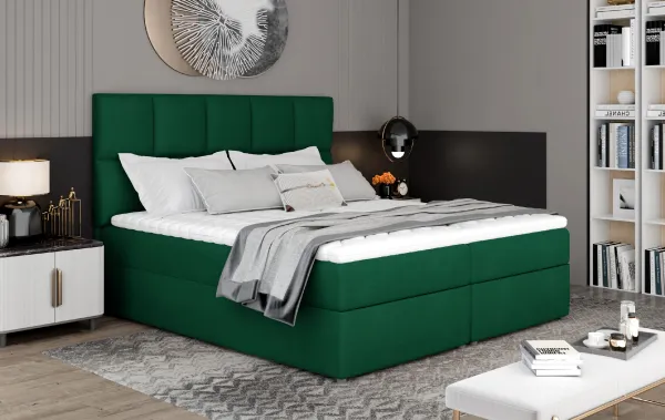 Boxspring Glossy Látka: Monolith 97, Rozmer: 140 x 200