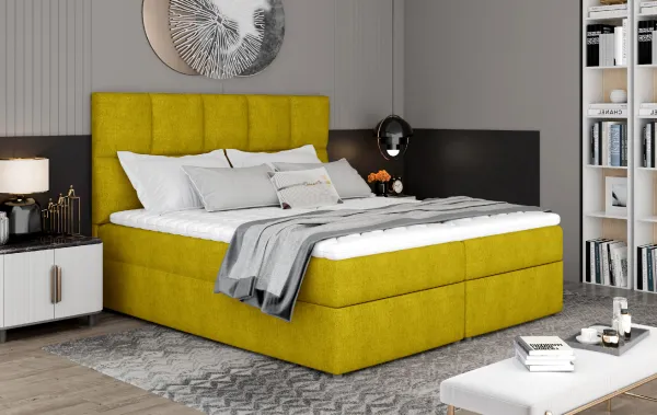 Boxspring Glossy Látka: Kronos 19, Rozmer: 140 x 200