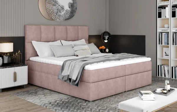 Boxspring Glossy Látka: Kronos 19, Rozmer: 140 x 200