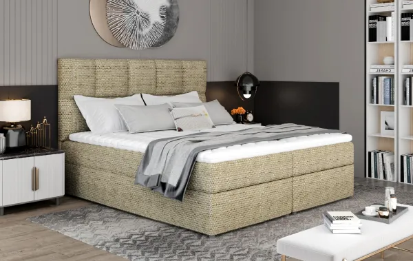 Boxspring Glossy Látka: Kronos 19, Rozmer: 140 x 200