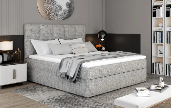 Boxspring Glossy Látka: Kronos 19, Rozmer: 140 x 200