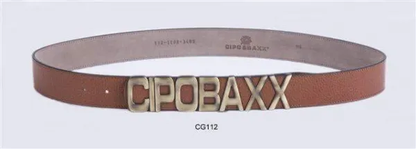Opasok CIPO & BAXX CG112 CAMEL Farba: Hnedá, Dĺžka opasku: 85