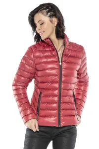 Dámska bunda CIPO & BAXX WM113 BURGUNDY Farba: Červená, Konfekčná veľkosť: M