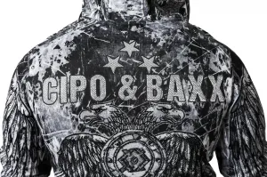 Pánska súprava CIPO & BAXX CLR144 BLACK Farba: Čierna, Konfekčná veľkosť: S