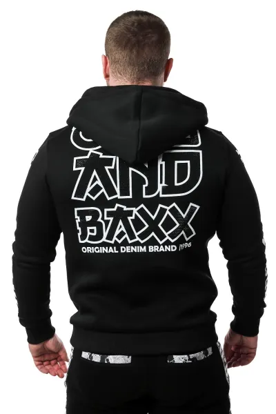 Pánska mikina CIPO & BAXX CL490 BLACK Farba: Čierna, Konfekčná veľkosť: M