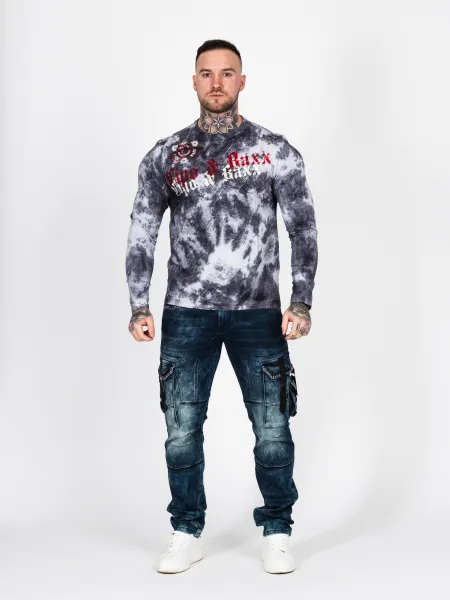 Pánske rifle CIPO & BAXX CD650 BLUE Farba: Modrá, Konfekčná veľkosť: W32/L34