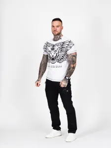 Pánske tričko CIPO & BAXX CT644 WHITE Farba: Biela, Konfekčná veľkosť: L