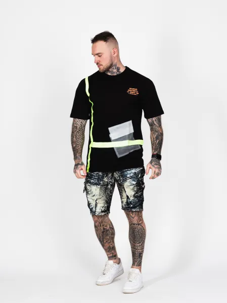 Pánske tričko CIPO & BAXX CT587 BLACK Farba: Čierna, Konfekčná veľkosť: XL