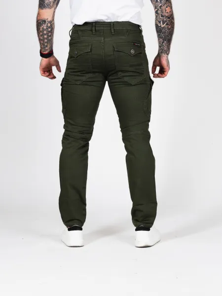 Pánske rifle CIPO & BAXX CD424 KHAKI Farba: Khaki, Konfekčná veľkosť: W38/L32