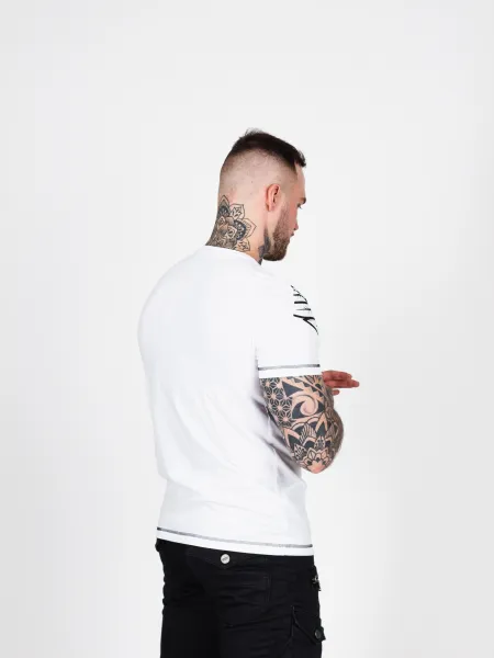 Pánske tričko CIPO & BAXX CT644 WHITE Farba: Biela, Konfekčná veľkosť: L