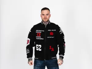 Pánska bunda CIPO & BAXX CJ274 BLACK Farba: Čierna, Konfekčná veľkosť: M