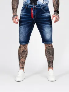 Pánske kraťasy CIPO & BAXX CK237 BLUE Farba: Modrá, Konfekčná veľkosť: W29