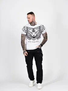 Pánske tričko CIPO & BAXX CT644 WHITE Farba: Biela, Konfekčná veľkosť: L